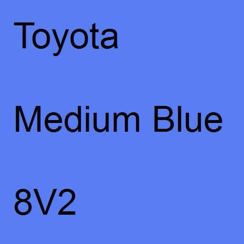 Toyota, Medium Blue, 8V2.